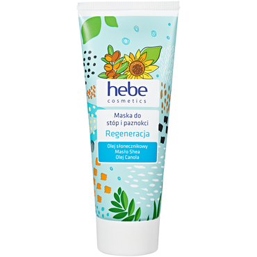 Hebe  -   Hebe Cosmetics Regeneracja maska do stóp i paznokci, 75 ml