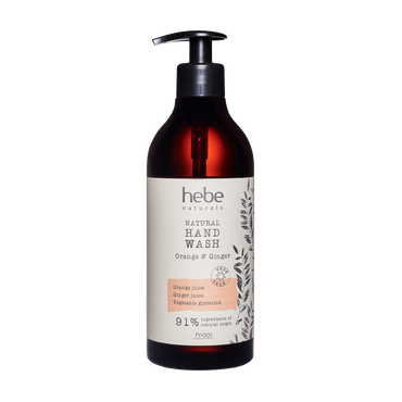 Hebe  -   Hebe Naturals Pomarańcza&Imbir mydło do rąk, 500 ml