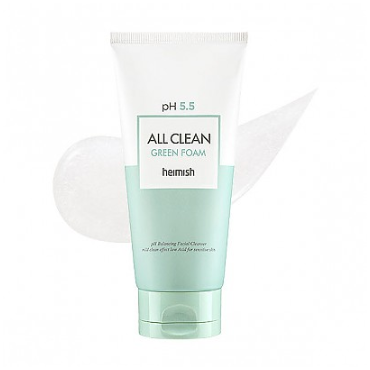 Heimish -  HEIMISH All Clean Green Clay Foam 150g - Łagodna, oczyszczająca pianka do twarzy