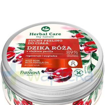 Herbal Care -  HERBAL CARE Suchy peeling do ciała Dzika Róża, 220g