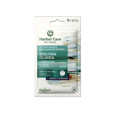 Herbal Care -  HERBAL CARE Maseczka oczyszczająca Glinka, 2x5ml
