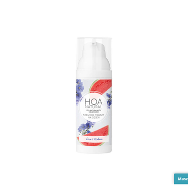 Hoa Natural -  HOA Natural Normalizujący krem do twarzy na dzień skóra tłusta arbuz-len