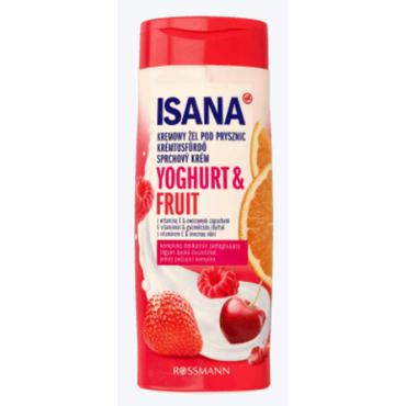 ISANA  -  ISANA Yoghurt & Fruit kremowy żel po prysznic, z wit. E & owocowym zapachem 300 ml