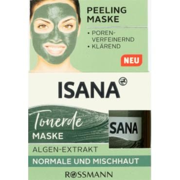 ISANA  -  ISANA maska peelingująca do twarzy z glinką i ekstraktem z alg 50 ml