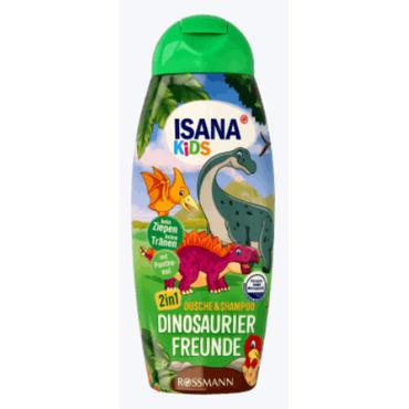 ISANA  -  ISANA KIDS żel pod prysznic i szampon, Przyjaciele Dinozaurów 300 ml