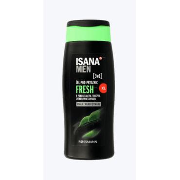 ISANA  -  ISANA MEN Fresh żel pod prysznic o pobudzającym, świeżym zapachu, 3w1 400 ml