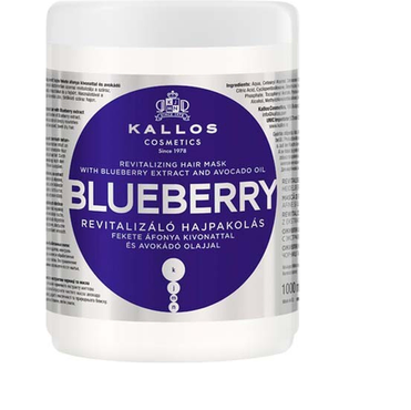 KALLOS -  Kallos Blueberry - Maska do włosów rewitalizująca z ekstraktem z jagód