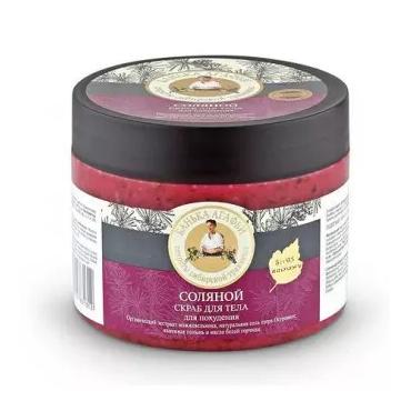 Kąpiel Agafii Bania Agafii -  Kąpiel Agafii Bania Agafii Odchudzający scrub do ciała - Solny, 300 ml 