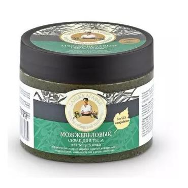 Kąpiel Agafii Bania Agafii -  Kąpiel Agafii Bania Agafii Tonizujący scrub do ciała - Jałowcowy, 300 ml 