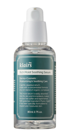KLARIS -  Klairs Nawilżające serum idealne dla każdego rodzaju cery, Rich Moist Soothnig Serum