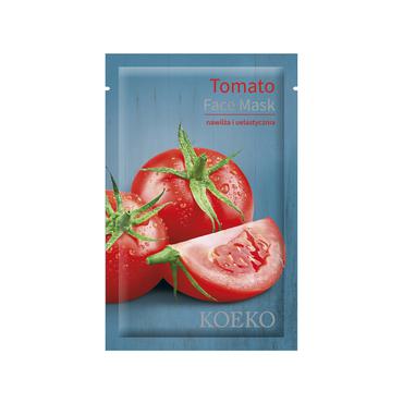 KOEKO -  KOEKO Maseczka w płachcie z ekstraktem z pomidora nawilża i uelastycznia