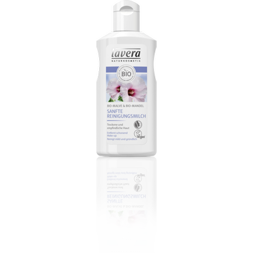 lavera -  Łagodne mleczko do twarzy z wyciągiem z bio-malwy i bio-migdałów
