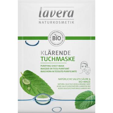 lavera -  ﻿Lavera Maska w płacie oczyszczająca