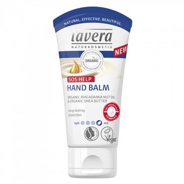 lavera -  Lavera SOS HELP Krem do rąk z bio-olejem makadamia i masłem shea