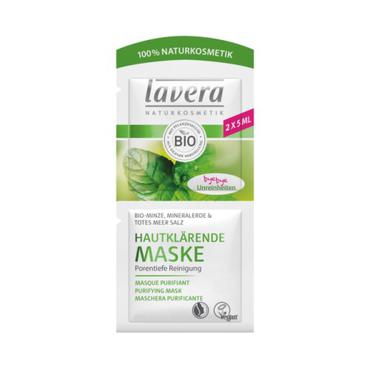 lavera -  Lavera Maska rozjaśniająca do cery zanieczyszczonej i tłustej