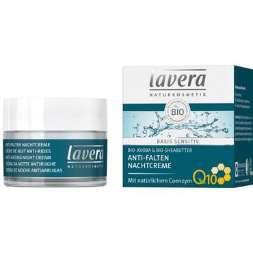 lavera -  Lavera Krem przeciwzmarszczkowy na noc z koenzymem Q10