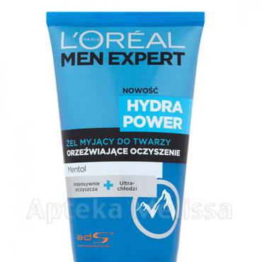 L'Oreal -  L'OREAL MEN EXPERT HYDRA POWER Żel myjący do twarzy 