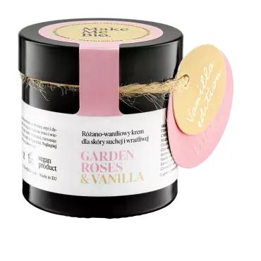 Make Me Bio -  Make Me Bio Garden Roses & Vanilla - Różano-waniliowy krem dla skóry suchej i wrażliwej, 60 ml