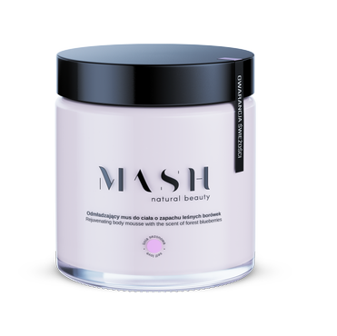 MASH Natural -  MASH Natural Odmładzający mus o zapachu leśnych borówek