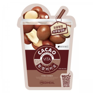 MEDIHEAL -  Mediheal Cacao Vita Mask, maska regulująco-oczyszczająca kakaowa, 20ml