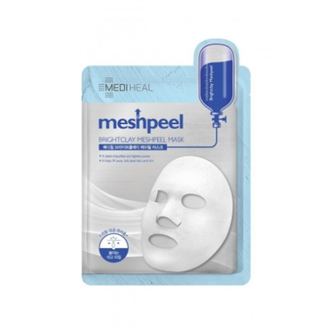 MEDIHEAL -  Mediheal Meshpeel Brightclay Meshpeel Mask maska oczyszczająca z białą glinką 17g