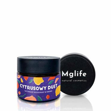 Mglife -  Mglife Cytrusowy duet naturalny dezodorant w kremie