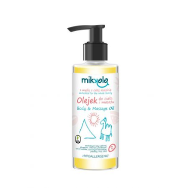 MIKKOLO -  Mikkolo Olejek do ciała i masażu dla dzieci z olejem kokosowym 250 ml