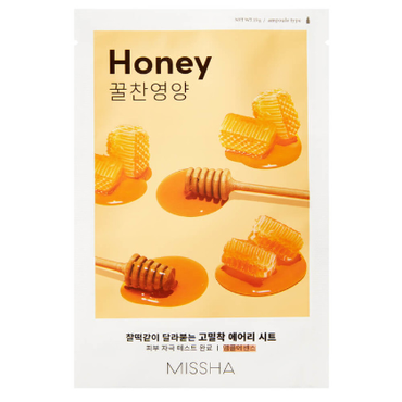 Missha -  Missha, Rozświetlająco-odżywcza maseczka w płachcie z ekstraktem z miodu