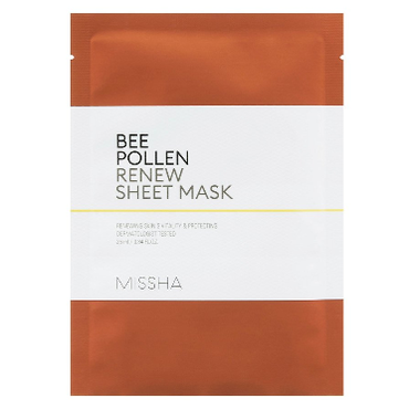 Missha -  Missha Nawilżająca maseczka w płachcie Bee Pollen Renew Sheet Mask 25ml
