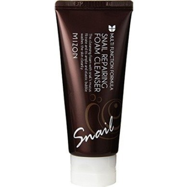 MIZON -  Mizon Snail Repairing Foam Cleanser - Pianka do mycia twarzy z wyciągiem ze śluzu ślimaka 60 ml