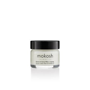 mokosh -   Mokosh Ujędrniający krem do twarzy anti-aging Róża z jagodą MINI, 15 ml