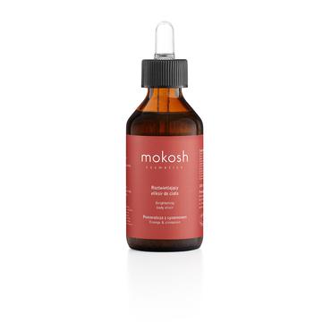 mokosh -  Mokosh Rozświetlający eliksir do ciała Pomarańcza z cynamonem