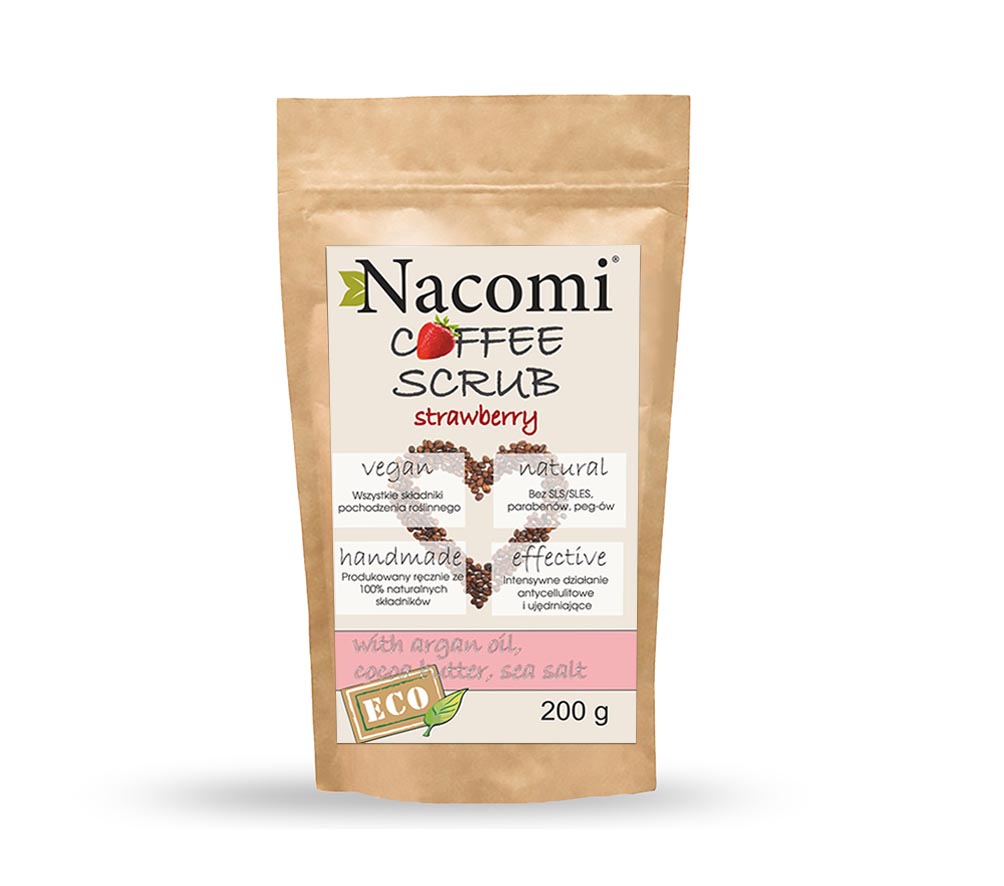 Nacomi -  Peeling do ciała suchy truskawka 