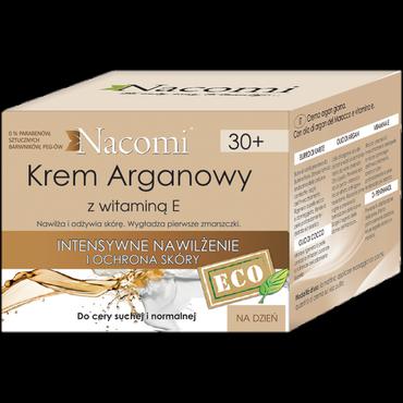 Nacomi -  Nacomi Krem arganowy z witaminą E 30+ na dzień