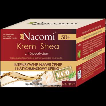 Nacomi -  Nacomi Krem Shea z trójpeptydem 50+