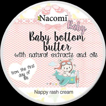 Nacomi -  Nacomi Baby botton butter krem na odparzenia dla dzieci