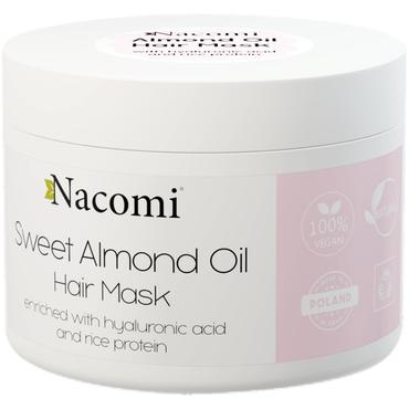 Nacomi -  Nacomi Maska do włosów z olejem migdałowym i proteinami ryżu
