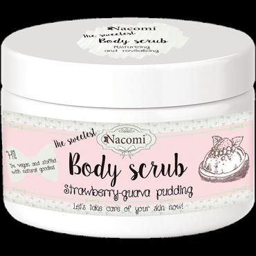 Nacomi -  Nacomi Body Scrub Pudding truskawkowy z gujawą