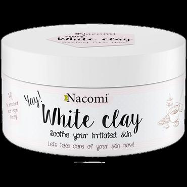 Nacomi -  Nacomi Biała Glinka Naturalna maska do twarzy i ciała
