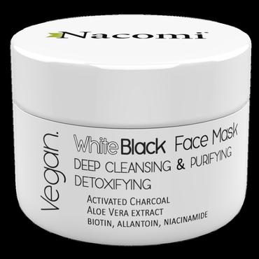 Nacomi -  Nacomi White Black Face Mask Maska do twarzy z węglem aktywnym