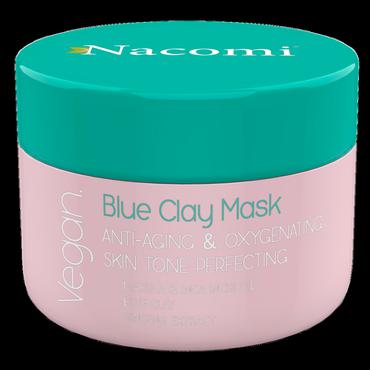Nacomi -  Nacomi Blue Clay Mask Przeciwzmarszczkowa maska do twarzy