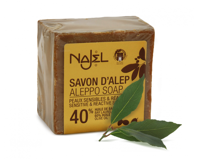 Najel -  Mydło Aleppo 40% oliwkowo-laurowe