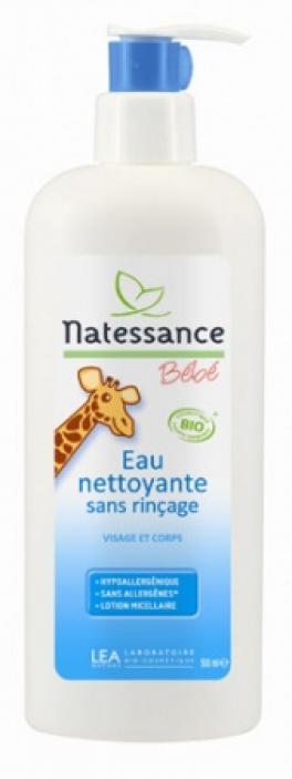 Natessance Bebe Bio -  Woda micelarna bio do mycia niemowląt i dzieci Natessance bébé