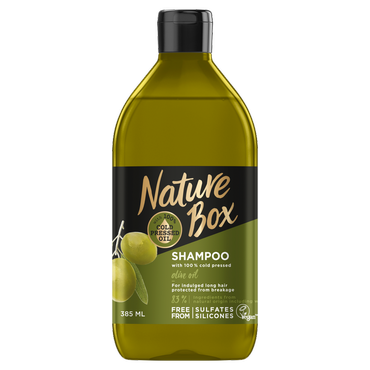 Nature Box -  NATURE BOX szampon do włosów z olejem z oliwek, 385 ml