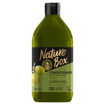 Nature Box -  NATURE BOX odżywka do włosów z olejem z oliwek, 385 ml