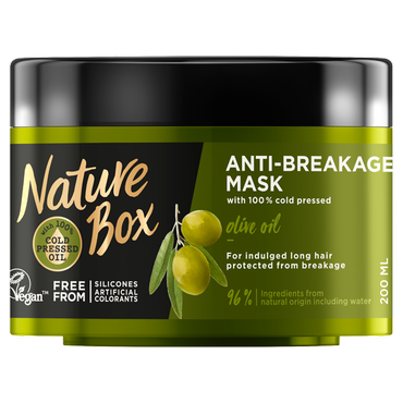Nature Box -  NATURE BOX maska do włosów z olejem z oliwek, 200 ml