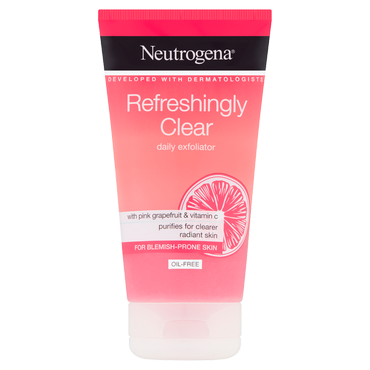 NEUTROGENA -  NEUTROGENA REFRESHINGLY CLEAR odświeżający peeling do twarzy, 150 ml