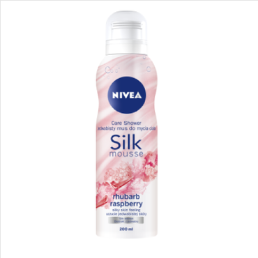 Nivea -  Nivea Luxurious silk shower mousse rhubarb raspberry