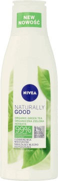Nivea -  NIVEA Naturally Good nawilżające mleczko z organiczną zieloną herbatą 200 ml