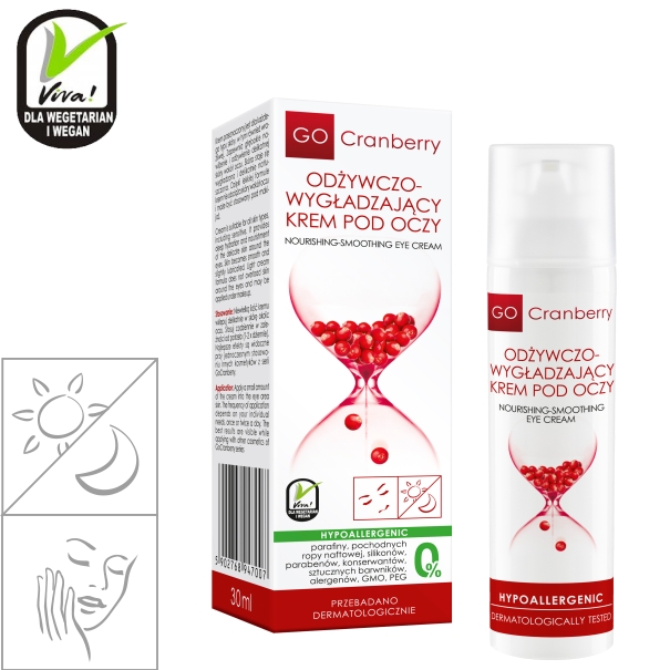 Nova Kosmetyki -  Nova Kosmetyki Odżywczo-Wygładzający Krem Pod Oczy GoCranberry
